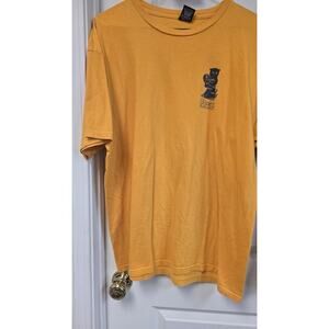 Jen8957 OBEY Cuts & Scratches T-Shirt , Size XXL, GOLD.